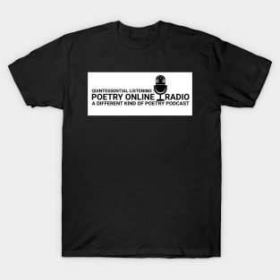 Quintessential Listening: Poetry Online Radio T-Shirt